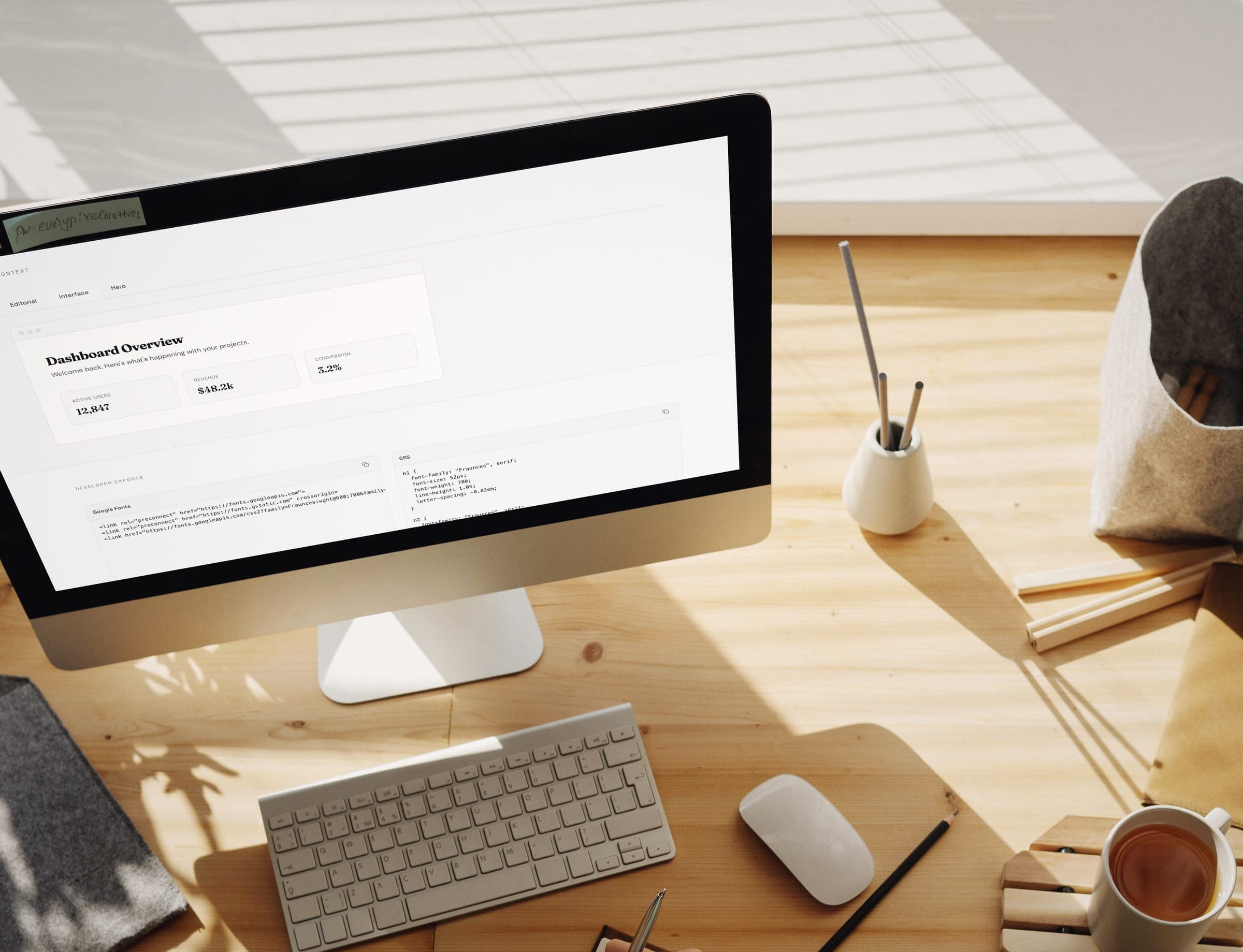 Font pairing explorer